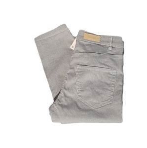 L.O.G.G. Slim Fit Cropped Leg Pinstriped Jeans